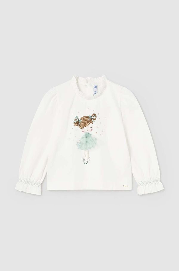 Mayoral Otroška bluza Mayoral turkizna barva, 2048