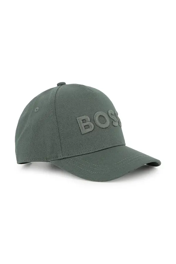 BOSS Otroška bombažna bejzbolska kapa BOSS