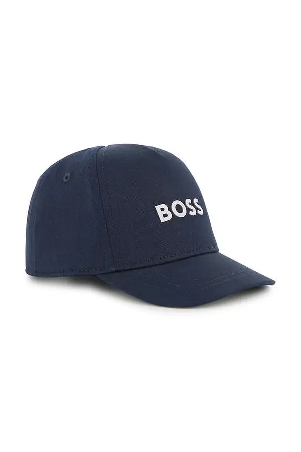 BOSS Otroška bombažna bejzbolska kapa BOSS