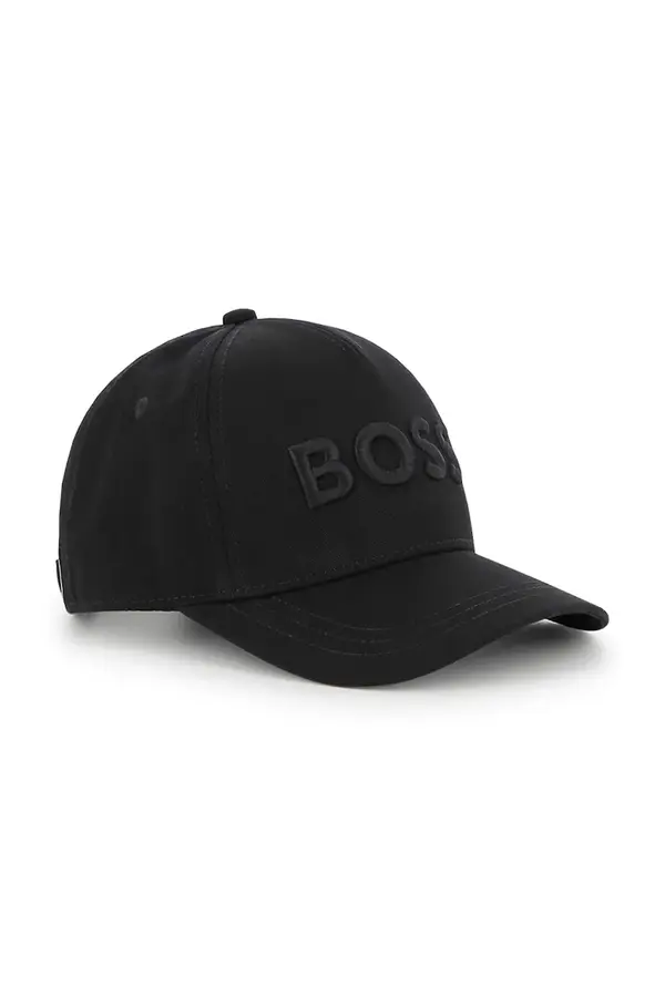 BOSS Otroška bombažna bejzbolska kapa BOSS