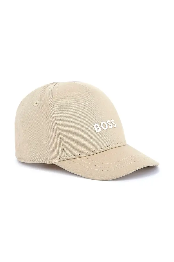 BOSS Otroška bombažna bejzbolska kapa BOSS