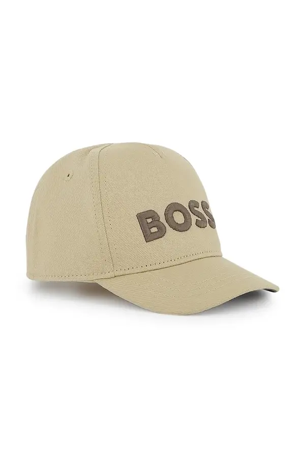BOSS Otroška bombažna bejzbolska kapa BOSS