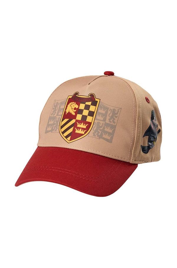 Lego Otroška bombažna bejzbolska kapa Lego bež barva