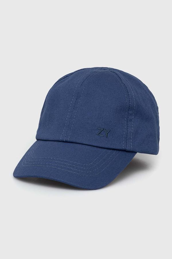 Zippy Otroška bombažna bejzbolska kapa zippy mornarsko modra barva