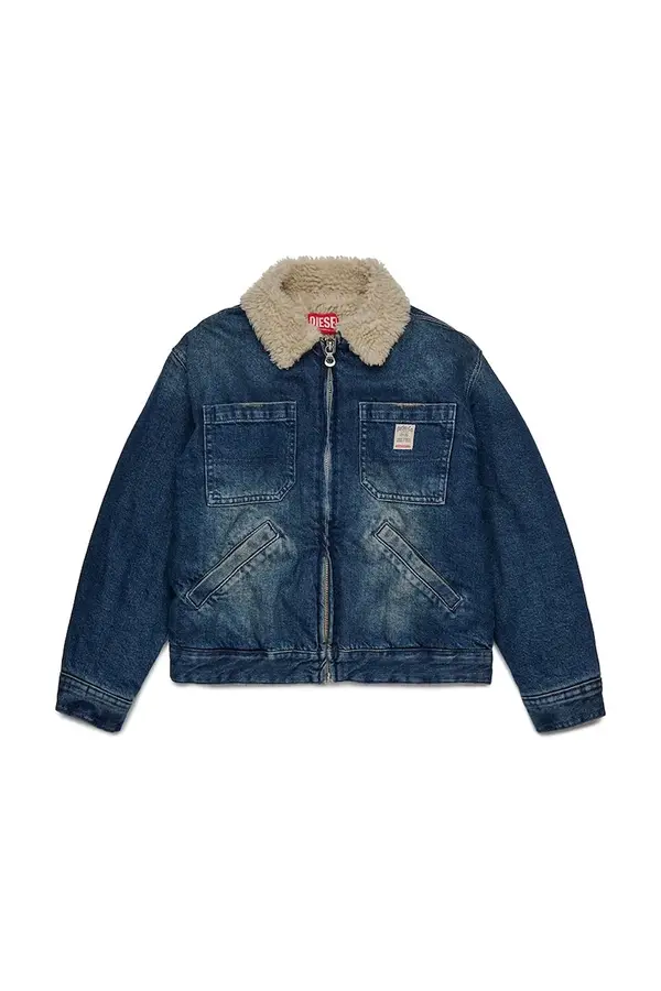 Diesel Otroška bombažna jakna Diesel JOMOX-FUR JACKET