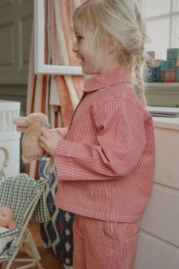 Konges Sløjd Otroška bombažna jakna Konges Sløjd LUC SHIRT JACKET GOTS