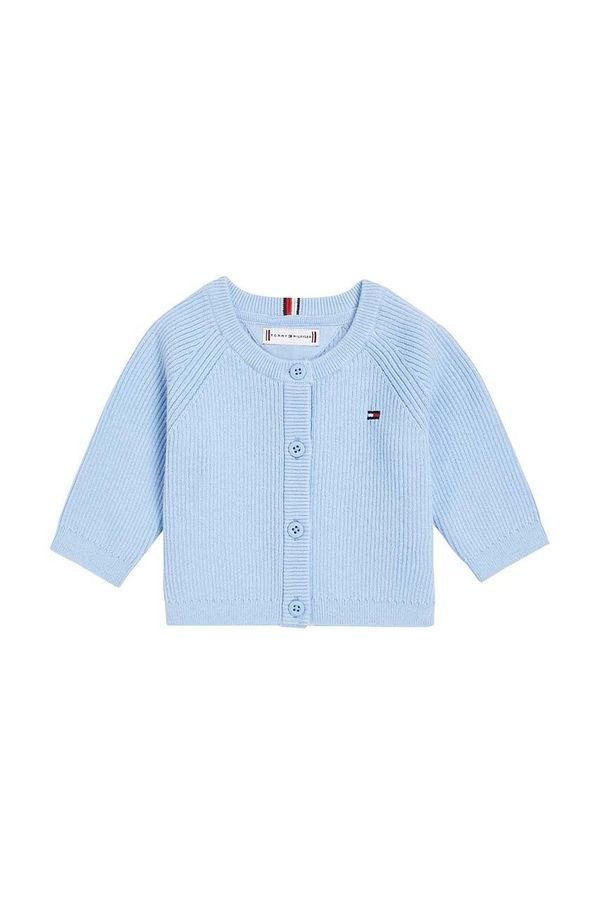 Tommy Hilfiger Otroška bombažna jopica Tommy Hilfiger KN0KN01846