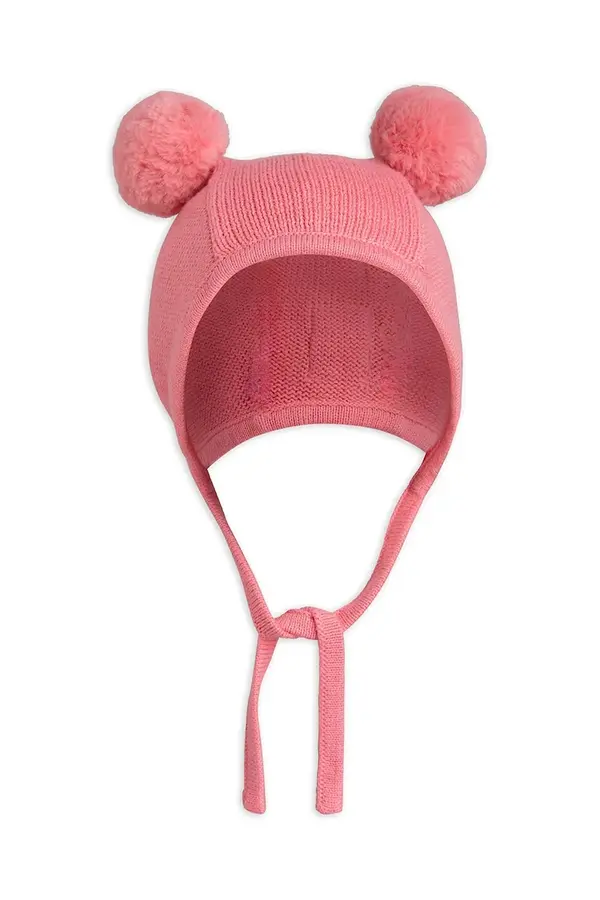 Mini Rodini Otroška bombažna kapa Mini Rodini Fine knit
