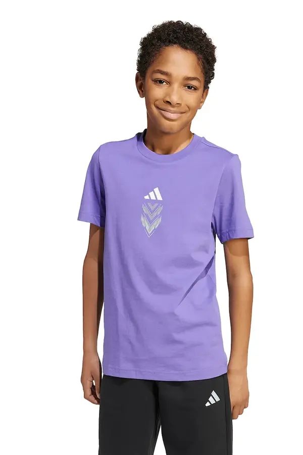 adidas Performance Otroška bombažna kratka majica adidas Performance