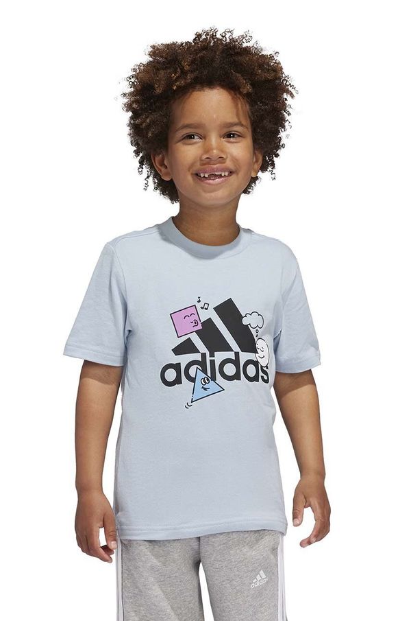 adidas Otroška bombažna kratka majica adidas POS TABLE LK IZ0443