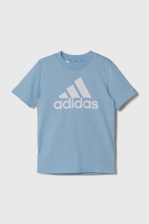 adidas Otroška bombažna kratka majica adidas U BL TEE IX9570