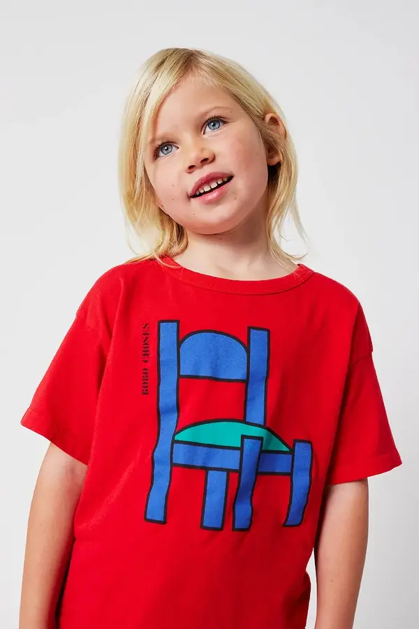 Bobo Choses Otroška bombažna kratka majica Bobo Choses Chair