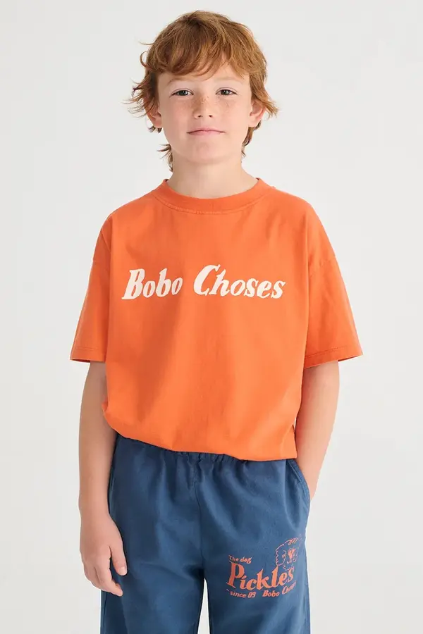 Bobo Choses Otroška bombažna kratka majica Bobo Choses