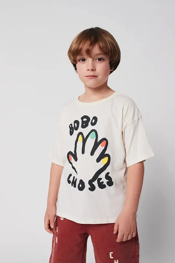 Bobo Choses Otroška bombažna kratka majica Bobo Choses High Five