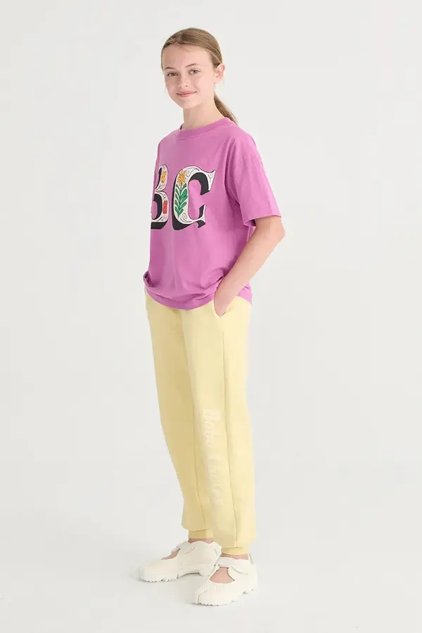 Bobo Choses Otroška bombažna kratka majica Bobo Choses Spring Letters