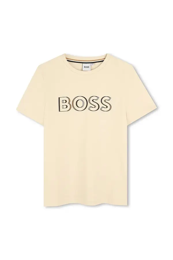 BOSS Otroška bombažna kratka majica BOSS