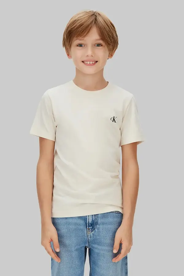 Calvin Klein Jeans Otroška bombažna kratka majica Calvin Klein Jeans 2-pack