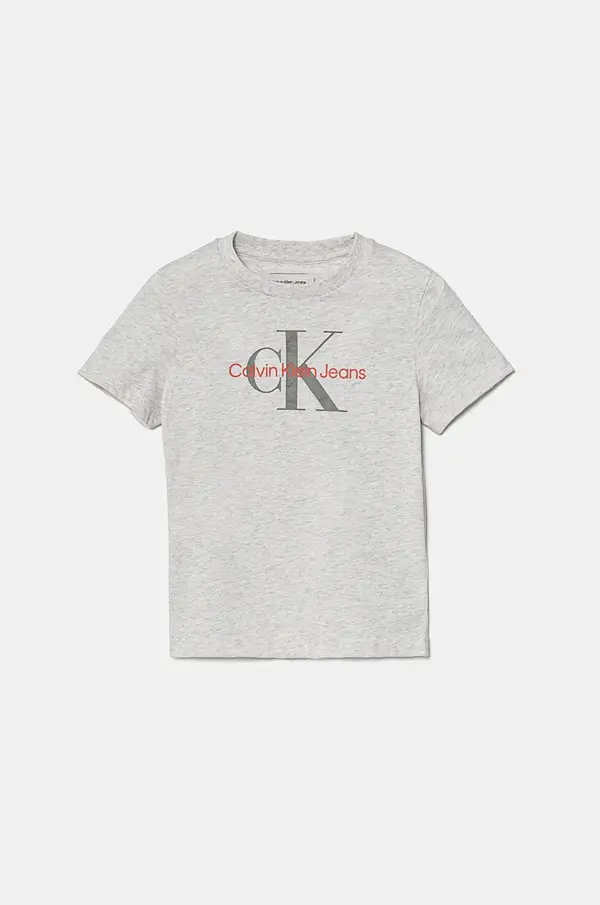 Calvin Klein Jeans Otroška bombažna kratka majica Calvin Klein Jeans