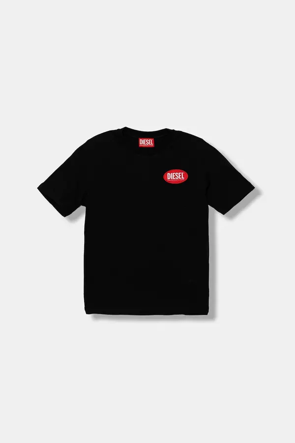 Diesel Otroška bombažna kratka majica Diesel TPATCH OVER T-SHIRT