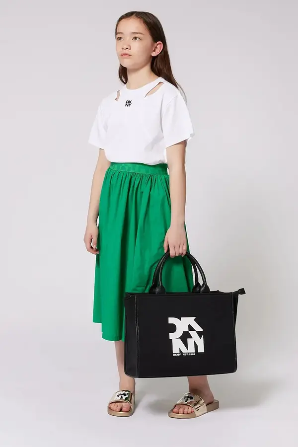 DKNY Otroška bombažna kratka majica Dkny