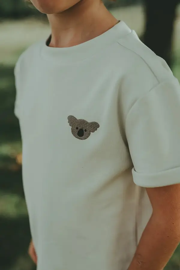 Donsje Otroška bombažna kratka majica Donsje Jarne T-shirt Koala