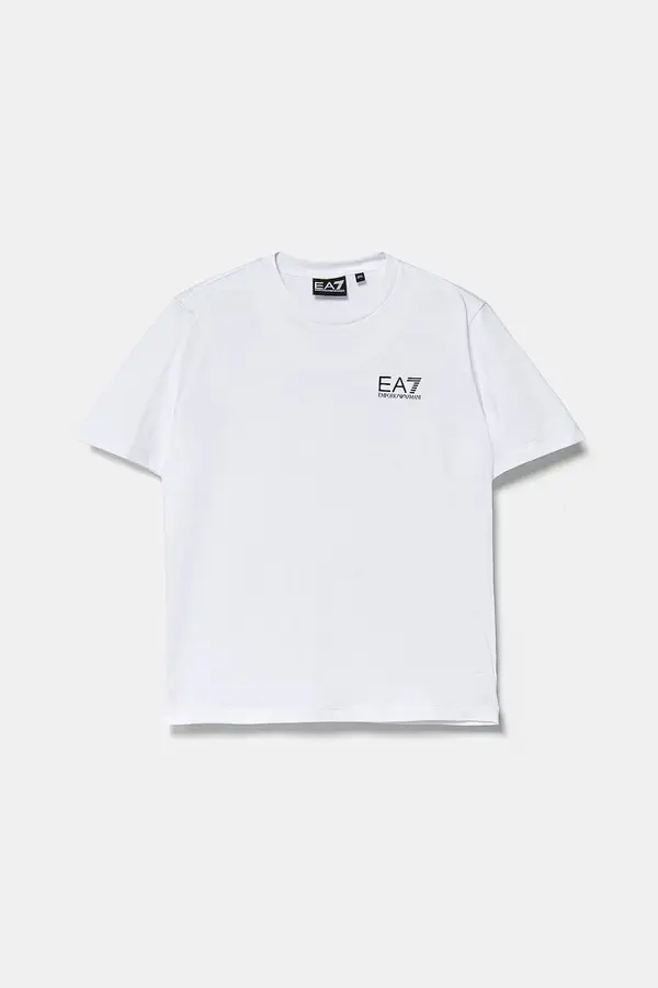 EA7 Emporio Armani Otroška bombažna kratka majica EA7 Emporio Armani