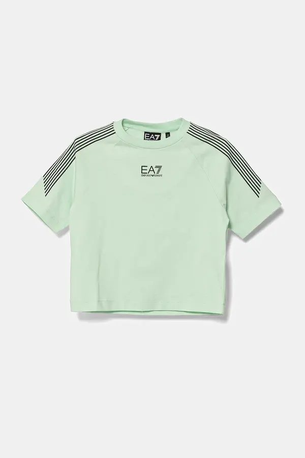 EA7 Emporio Armani Otroška bombažna kratka majica EA7 Emporio Armani