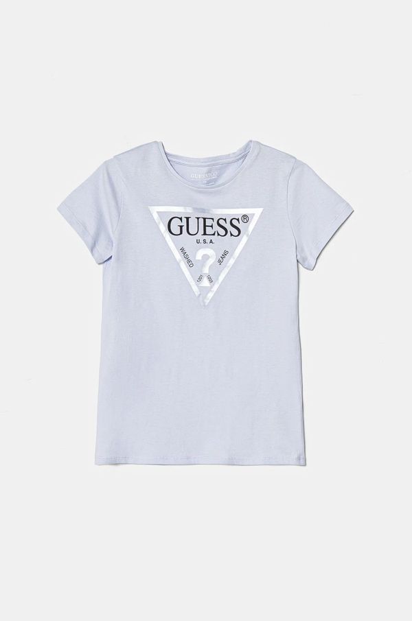 Guess Otroška bombažna kratka majica Guess J73I56 K8HM0