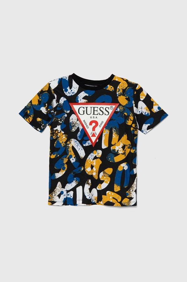 Guess Otroška bombažna kratka majica Guess L4YI04 K8HM3