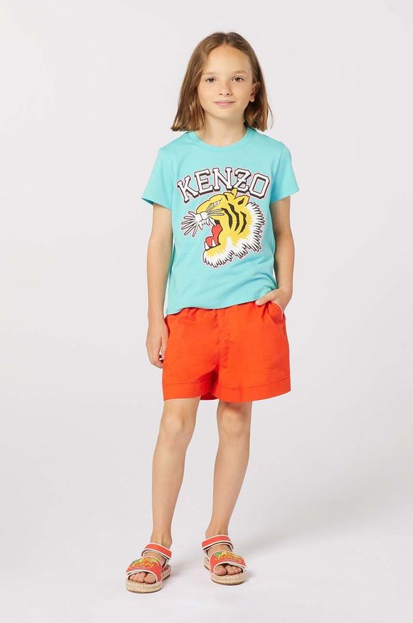 Kenzo kids Otroška bombažna kratka majica Kenzo Kids