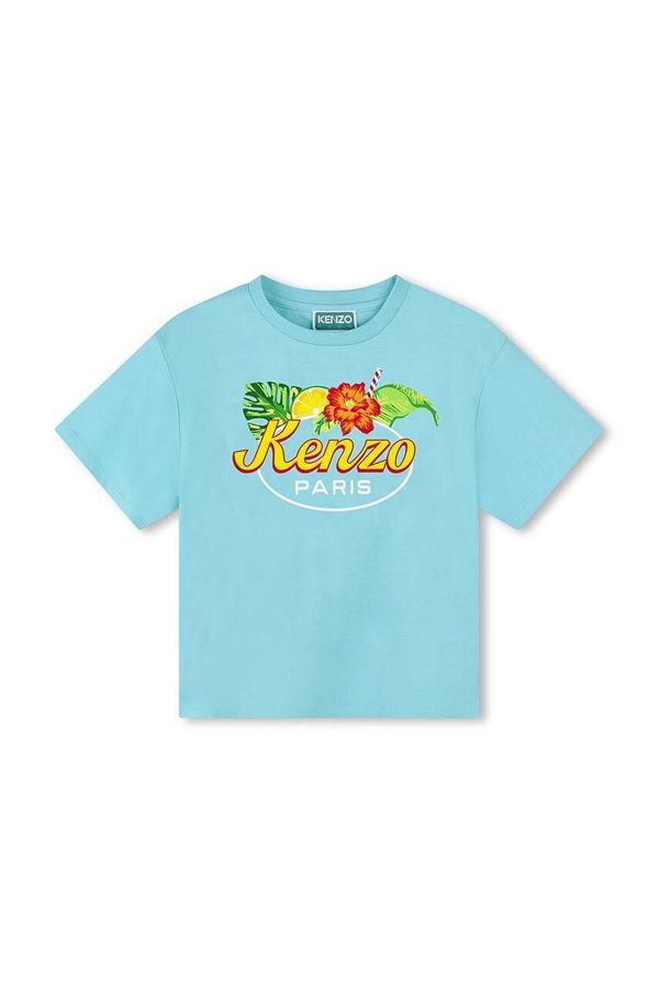 Kenzo kids Otroška bombažna kratka majica Kenzo Kids