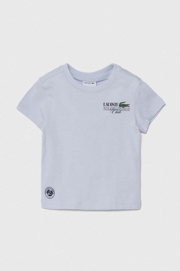 Lacoste Otroška bombažna kratka majica Lacoste