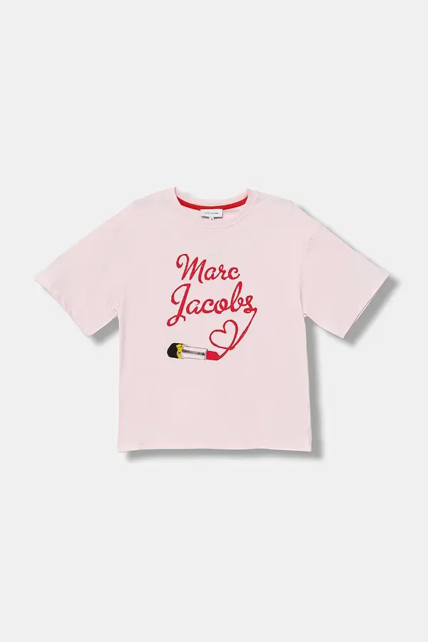 Marc Jacobs Otroška bombažna kratka majica Marc Jacobs