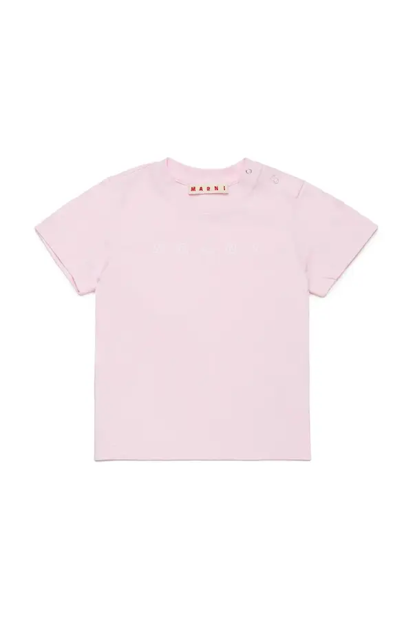 Marni Otroška bombažna kratka majica Marni MT276B T-SHIRT