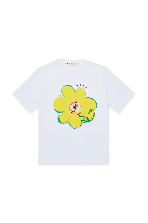 Marni Otroška bombažna kratka majica Marni MT289F T-SHIRT