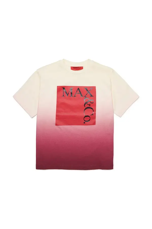 Max&Co. Otroška bombažna kratka majica MAX&Co. MAXT38F T-SHIRT