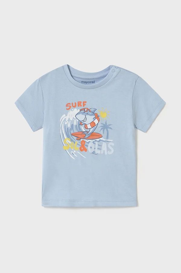 Mayoral Otroška bombažna kratka majica Mayoral 1065