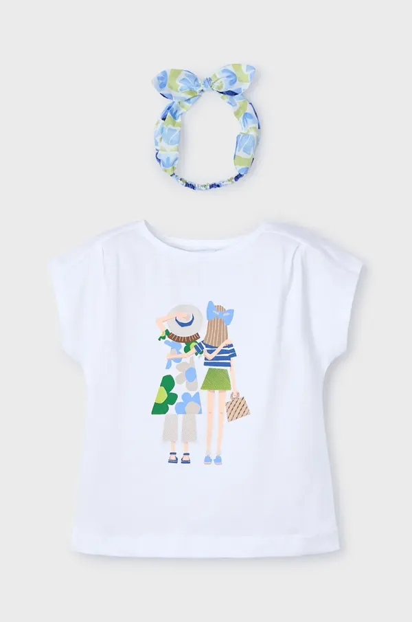 Mayoral Otroška bombažna kratka majica Mayoral 3009