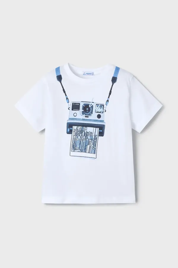 Mayoral Otroška bombažna kratka majica Mayoral 3044