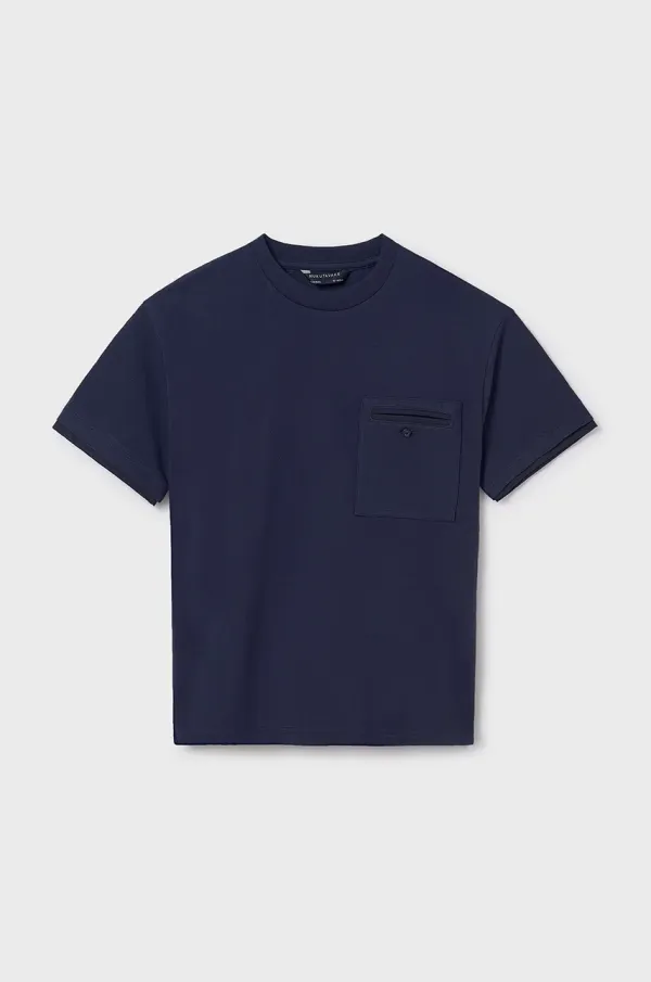 Mayoral Otroška bombažna kratka majica Mayoral mornarsko modra barva, 6004