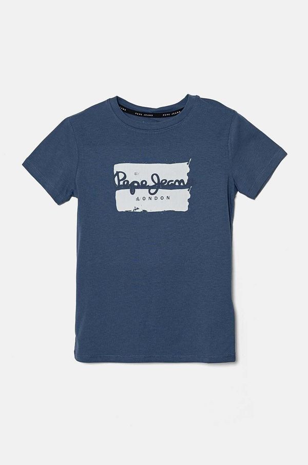 Pepe Jeans Otroška bombažna kratka majica Pepe Jeans BAIRON PB503905