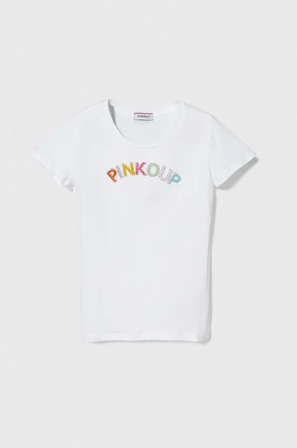 Pinko Up Otroška bombažna kratka majica Pinko Up