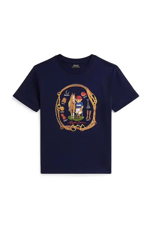 Polo Ralph Lauren Otroška bombažna kratka majica Polo Ralph Lauren