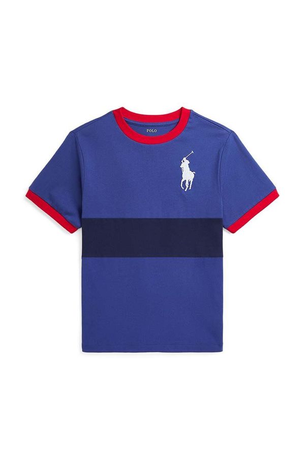 Polo Ralph Lauren Otroška bombažna kratka majica Polo Ralph Lauren rdeča barva, 323942110002