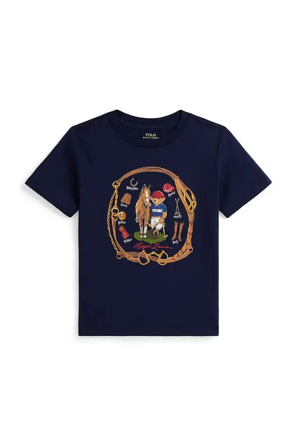 Polo Ralph Lauren Otroška bombažna kratka majica Polo Ralph Lauren