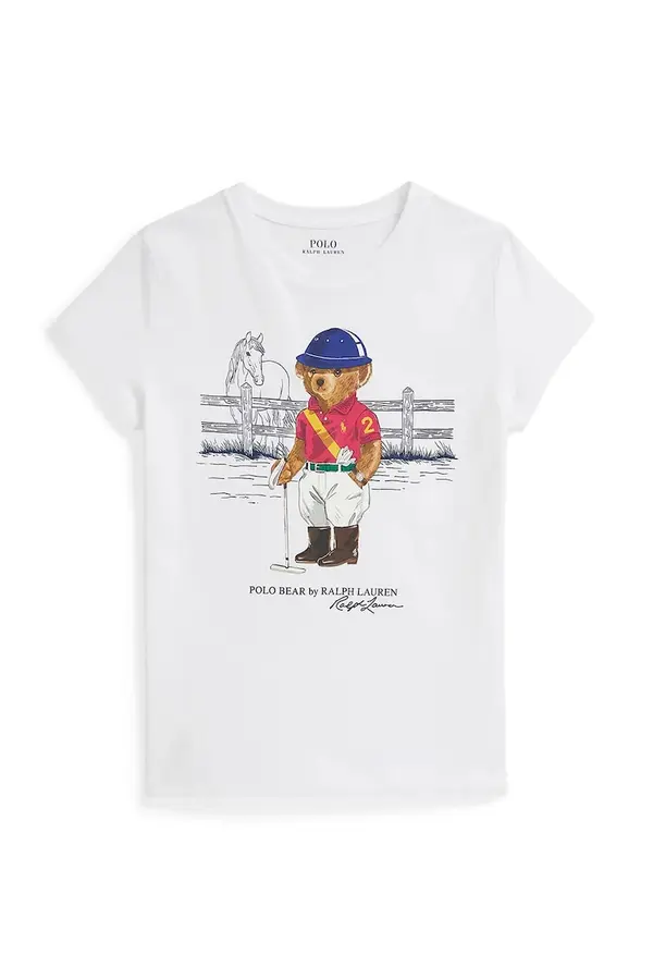 Polo Ralph Lauren Otroška bombažna kratka majica Polo Ralph Lauren
