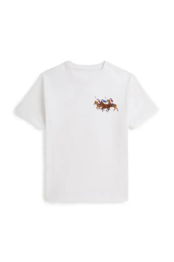 Polo Ralph Lauren Otroška bombažna kratka majica Polo Ralph Lauren