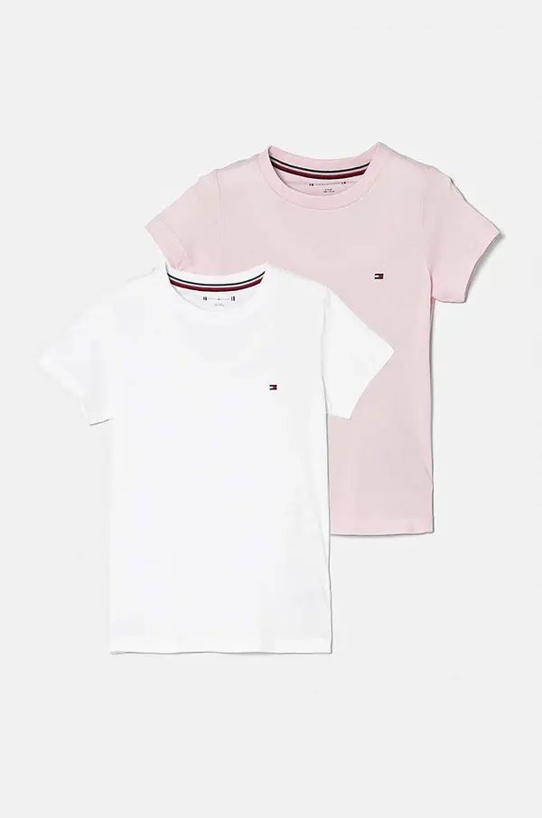 Tommy Hilfiger Otroška bombažna kratka majica Tommy Hilfiger 2-pack