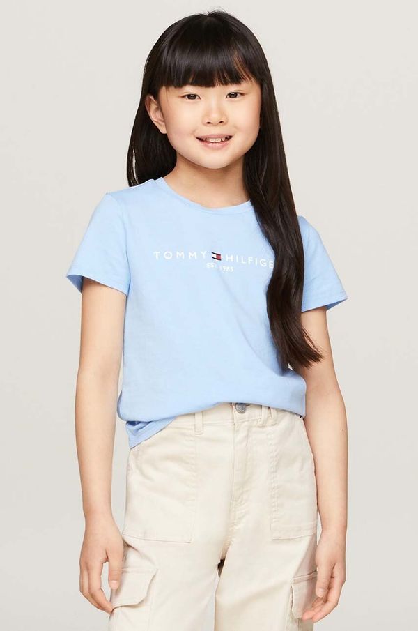 Tommy Hilfiger Otroška bombažna kratka majica Tommy Hilfiger KG0KG05242