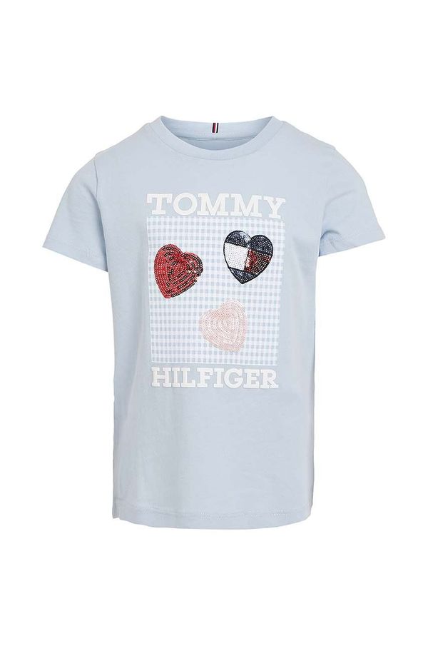 Tommy Hilfiger Otroška bombažna kratka majica Tommy Hilfiger